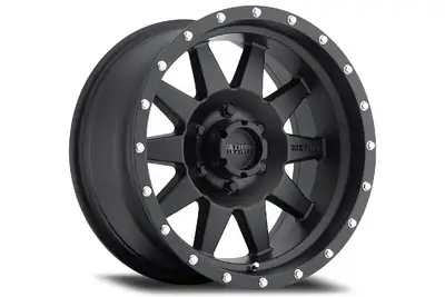Method Race Wheels Aluminum Wheels 17x8.5 The Standard MR301 Bolt Pattern 6 On 139.7 Offset 0 Lip Size 2.76 Matte Black MB Method