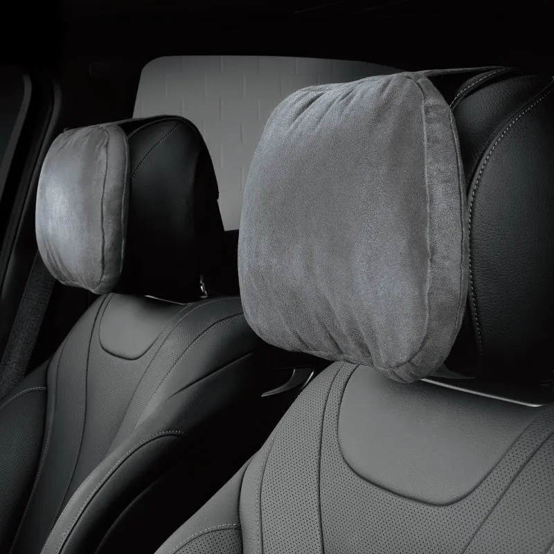 Suede Headrest Black 1pc product image