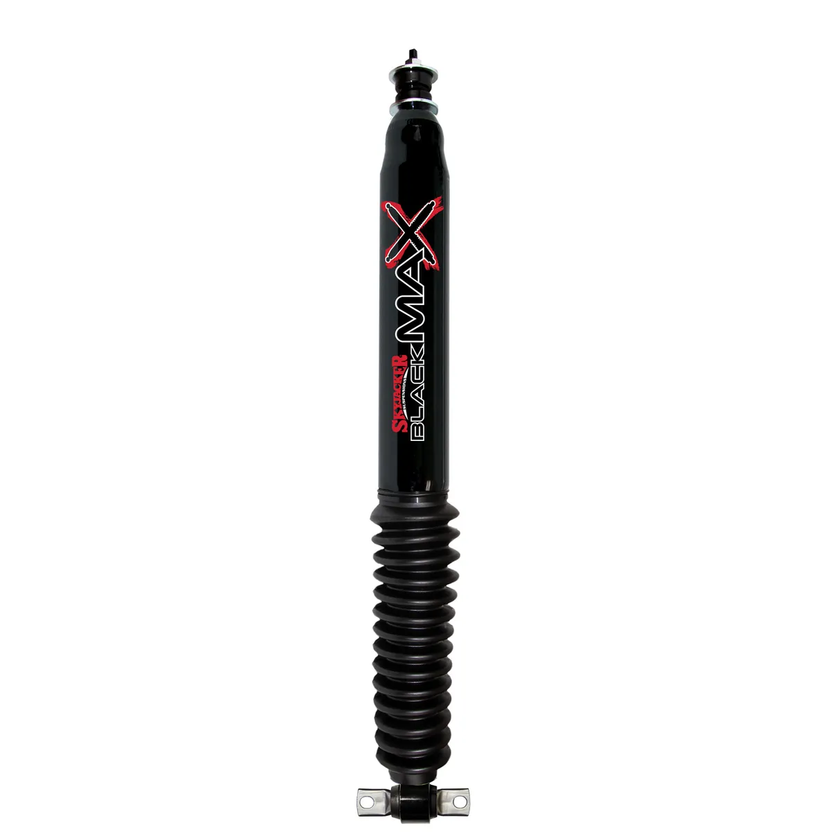 Black MAX Shock Absorber w/Black Boot 27.07 Inch Extended 15.94 Inch Collapsed 84-01 Jeep Cherokee 86-92 Jeep Comanche 93-98 Jeep Grand Cherokee 97-06 Jeep Wrangler 97-06 Jeep TJ Skyjacker product image