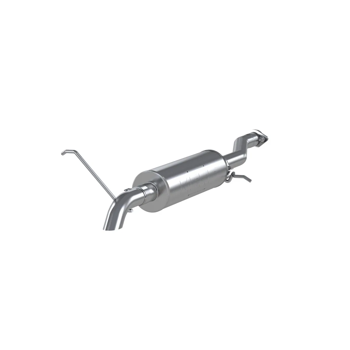 Armor Lite Cat Back Exhaust System; 2.5 in.; Incl. Extension Pipe/Muffler/Hardware/3.5 in Tip; Before Axle Turn Down Assembly Exit; Aluminized; product image