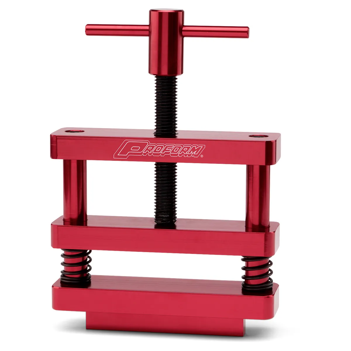 Engine Connecting Rod Vise Standard Vise or Bench Mount T-Handle Type Fits All Sizes Connecting Rods Red Anodized Aluminum Proform product image