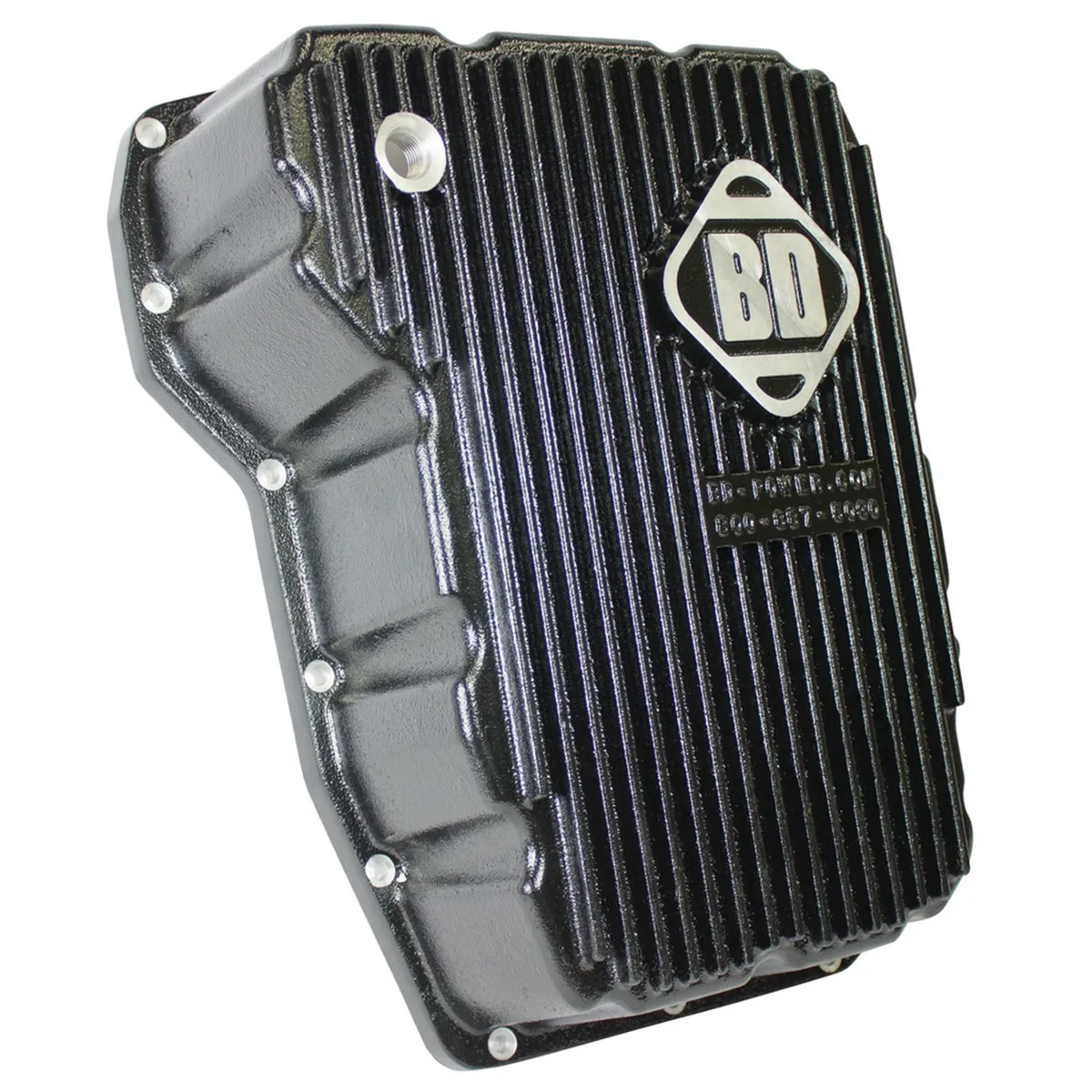 Deep Sump Transmission Pan; Holds 4.5 Quarts; Incl. Oil w/Temp. Sending Unit Port/Pan Gasket/Magnetic Drain Plug/Hardware; product image