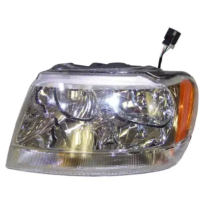 Crown Automotive Jeep Replacement 1999-2004 Grand Cherokee WJ Left side; less bulb; Limited USA/Canada; without Leveling