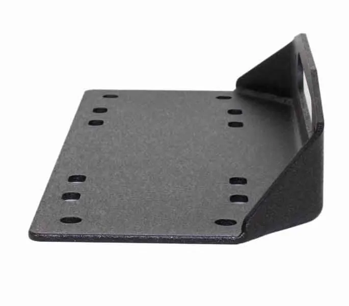 Jeep JK Front Bumper 07-18 Wrangler JK Rubicon and Unlimited Steel Black Textured Powdercoat Manowar Series Fishbone Offroad product image