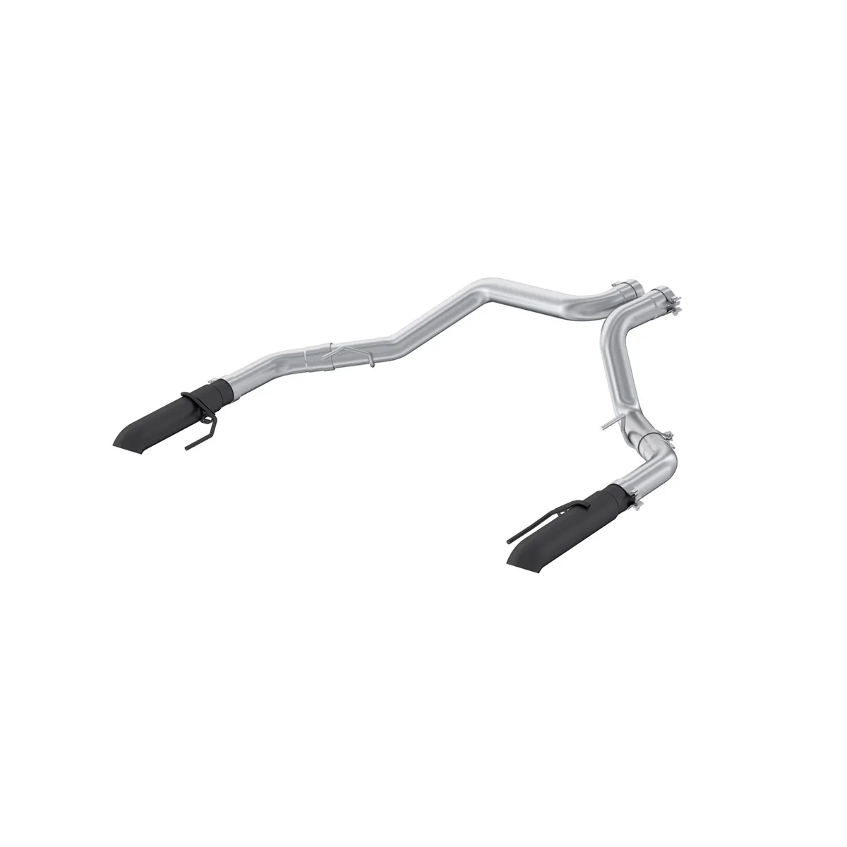 MBRP Black-Coated T304 Stainless Steel 3 Axle-Back Dual Split Rear Turn Down F-150 Raptor 3.5L EcoBoost HO S5278BLK product image