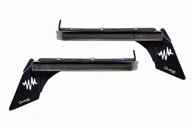 Quake LED Quake LED Slim Smoked DRL Fender Chop Kit - JT Rubicon and Mojave / JL Rubicon