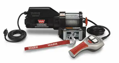Warn 120V AC Electric Winch 1500lb Wire Rope