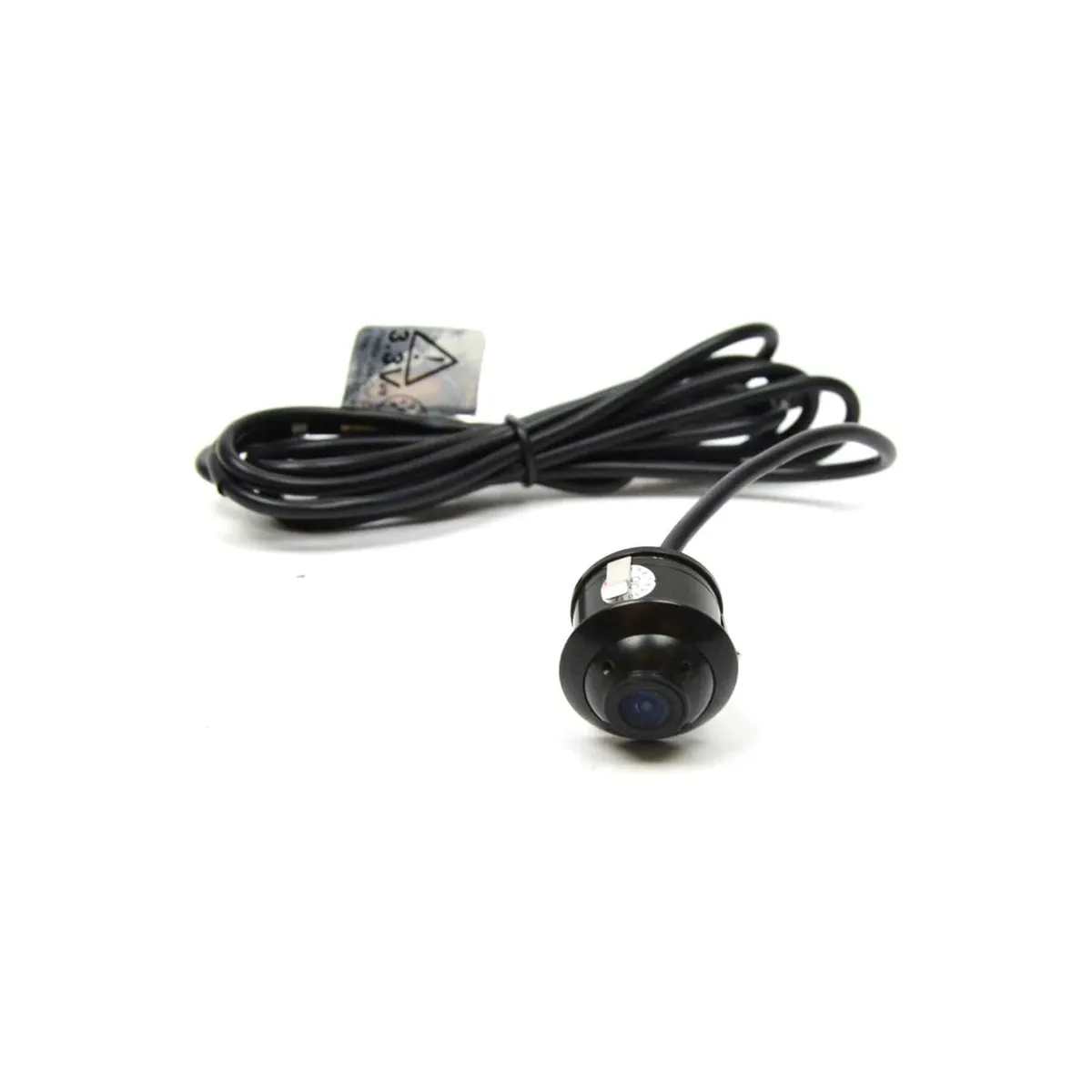 Universal Snap-In Adjustable Bullet Camera; 22ft. Chassis Harness To RCA Included; Flat Surface Mount; Parking Gridlines And Image Mirroring Available; product image