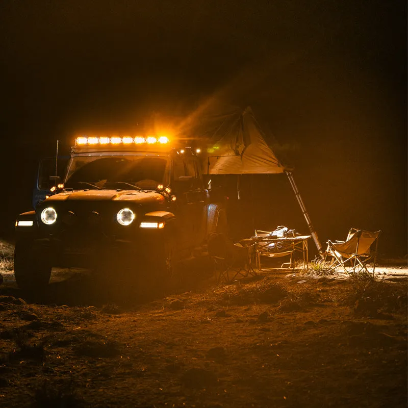 5 Inch LED Pod Lights White + Amber Dual-Mode for Jeep Wrangler JL/ Gladiator JT product image