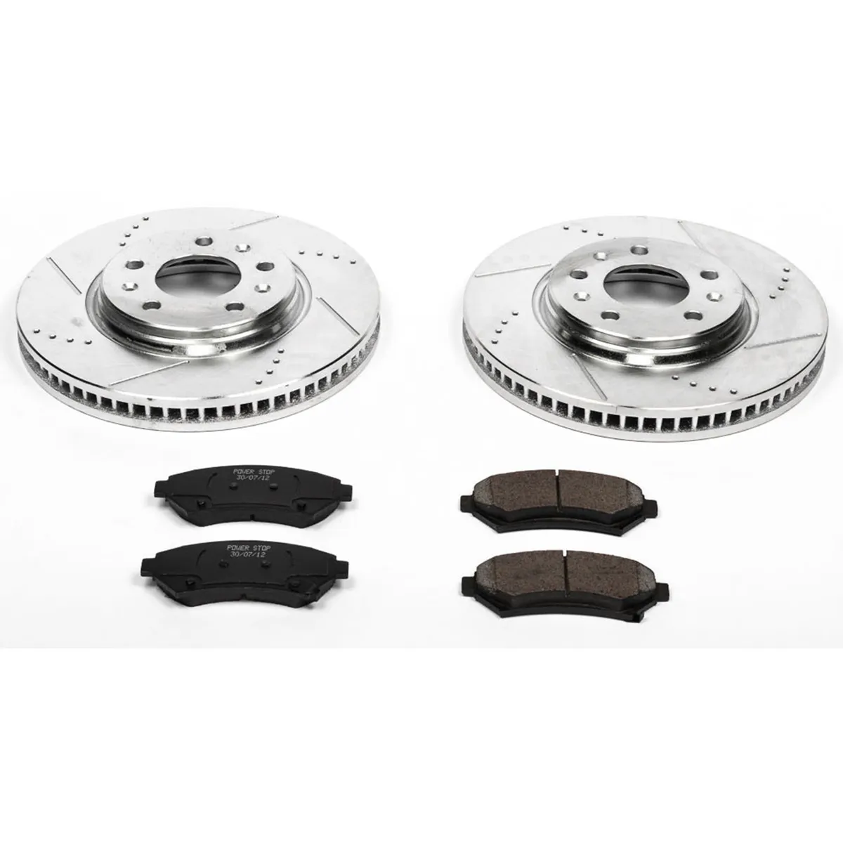 Z23 Evolution Sport Upgrade Kit: Drilled/Slotted Rotors; Carbon-Fiber Ceramic Pads W/Hardware product image