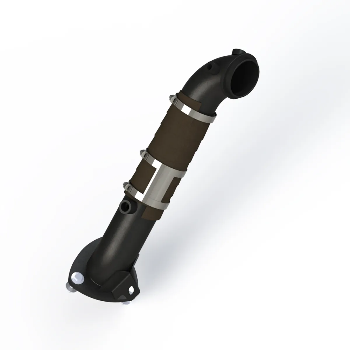 3 Inch Turbo Charger Down Pipe For 15-16 Silverado/Sierra Duramax 2500/3500 Carb EO Num. D-763-2 MBRP product image