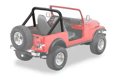 Bestop Jeep Sport Bar Covers For Jeep 1980-1983 CJ5 Black Crush Bestop