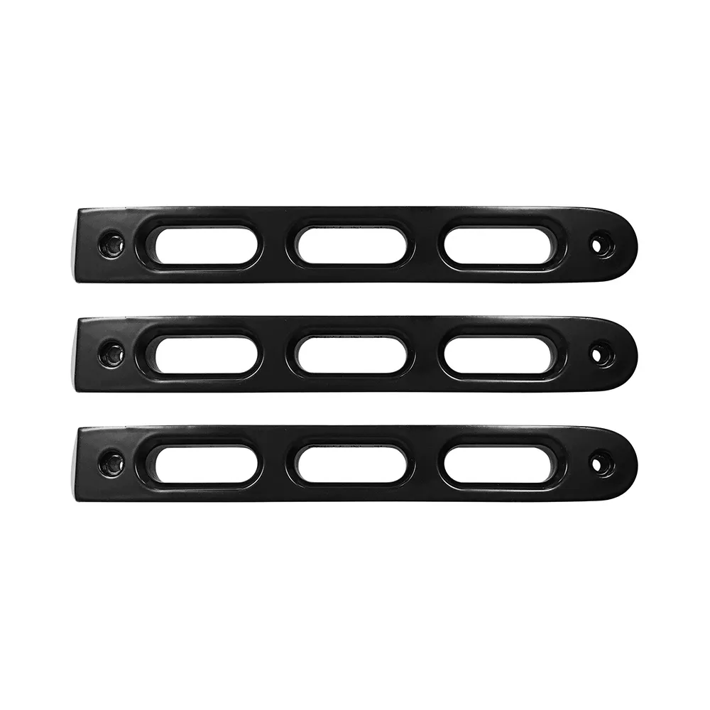 DV8 Offroad D-JP-190026-BK-3 Black Slot Door Handle Insert; 3-Pieces product image