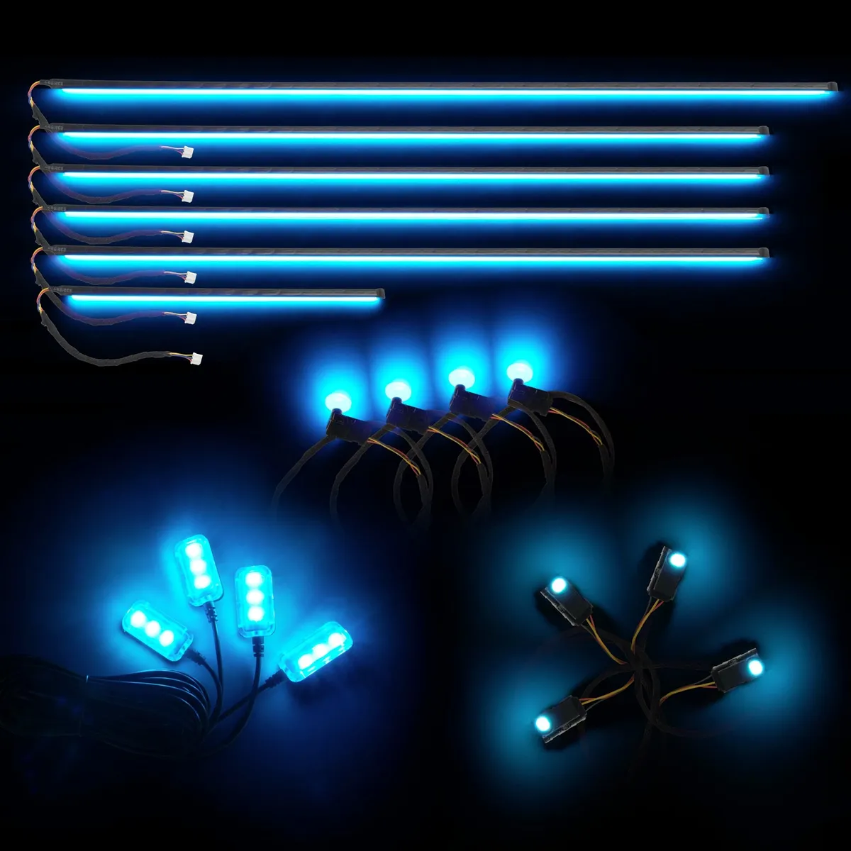 Oracle Lighting Dynamic ColorSHIFT 18 Piece Universal Full LED Interior Dash Board Kit 4240-332 product image