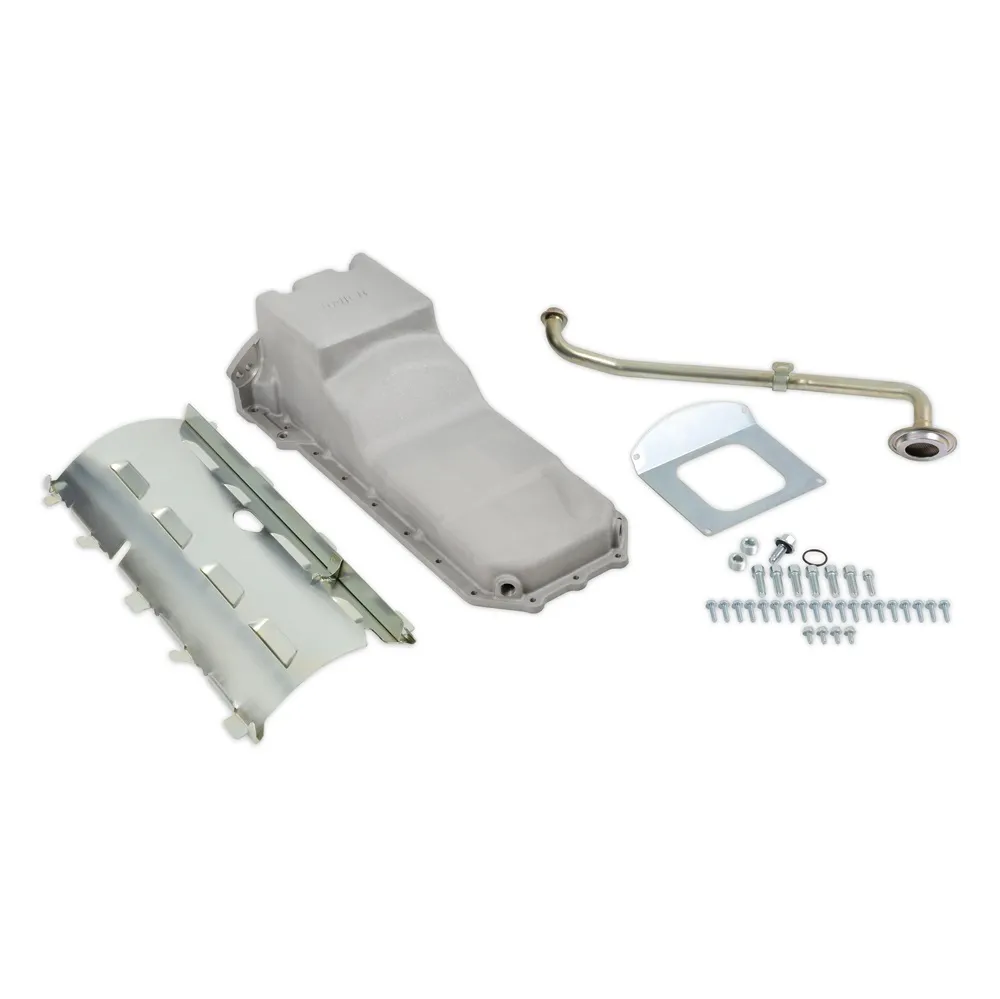 Holley 7387 C10 Gen Iii Hemi Swap Oil Pan 6.2 Quarts 4.060in Stroke Rear Sump Alum