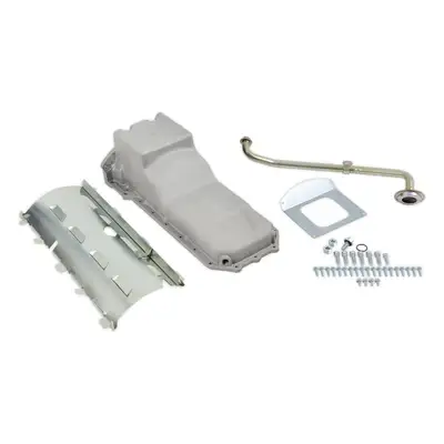 Holley 7387 C10 Gen Iii Hemi Swap Oil Pan 6.2 Quarts 4.060in Stroke Rear Sump Alum