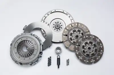South Bend Clutch OrganicCeramic Dual Disc 650hp 1300 torque 99-03 7.3L Ford Power Stroke 6 speed trans.