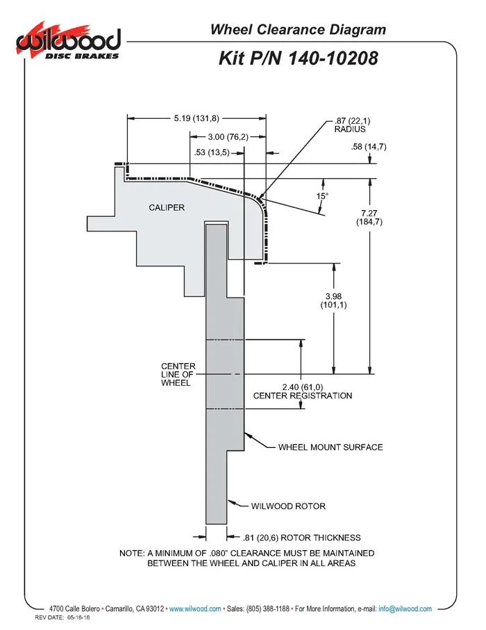1992 - 2000 Honda Combination Parking Brake Caliper Rear Brake Kit - 140-10208 product image