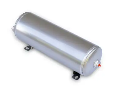 Ridetech 2 Gallon Aluminum Air Tank W/ Two 1/4 Inch NPT Ports And One 1/8 Inch NPT Port20.53 Inch Long And 6.14 Inch Diameter Ridetech