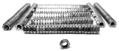 Steinjager Steinjäger Nuts Bulk Jam Fasteners, Bulk 3/8-24 RH 225 Pack Grade 2 Plated Zinc Yellow