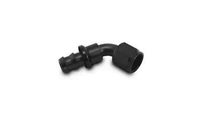 Vibrant Performance Vibrant Performance - 22606 - Push-On 60 Degree Hose End Elbow Fitting; Size: -6AN