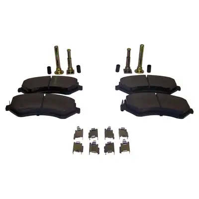 Crown Automotive Jeep Replacement 2002-2007 Liberty KJ Front; Kit Includes: Brake Pads Springs and Caliper Pin Kit