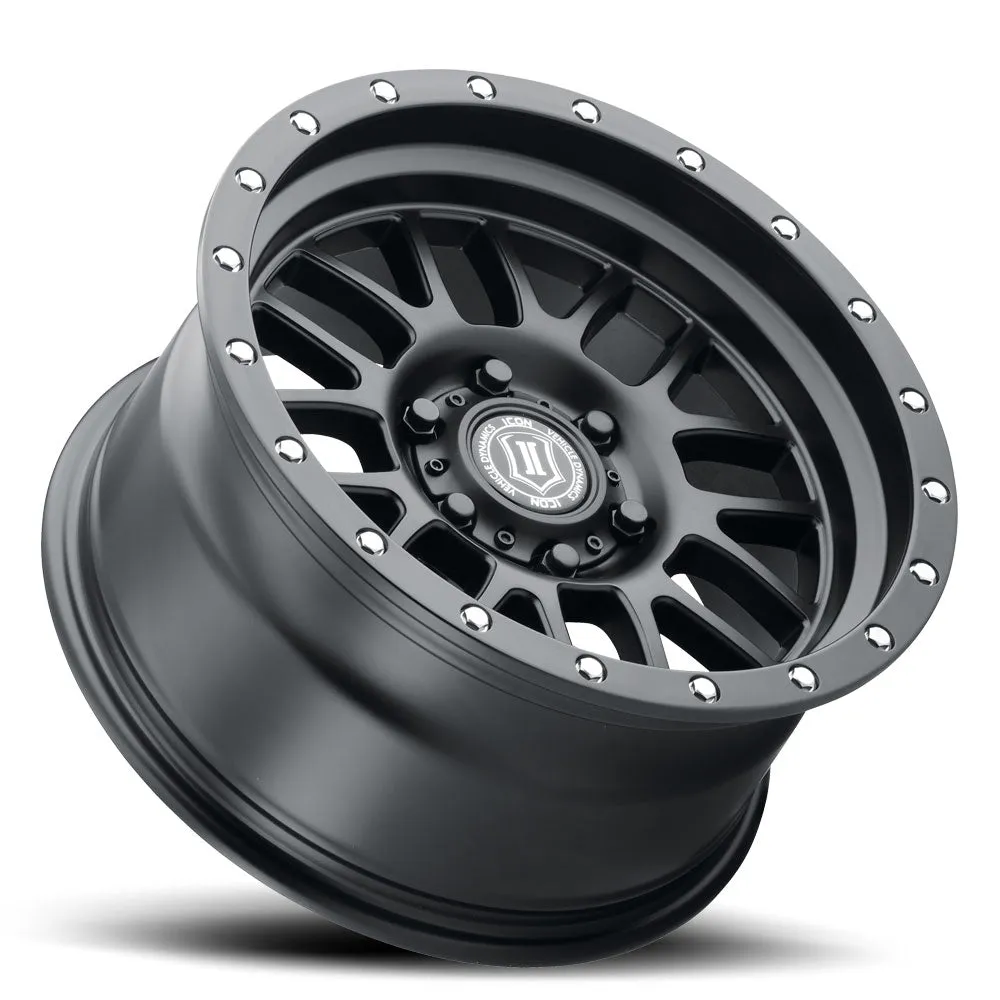 ICON Alloys Alpha, Satin Black, 20 x 9 / 8 x 170, 0mm Offset, 5" BS product image