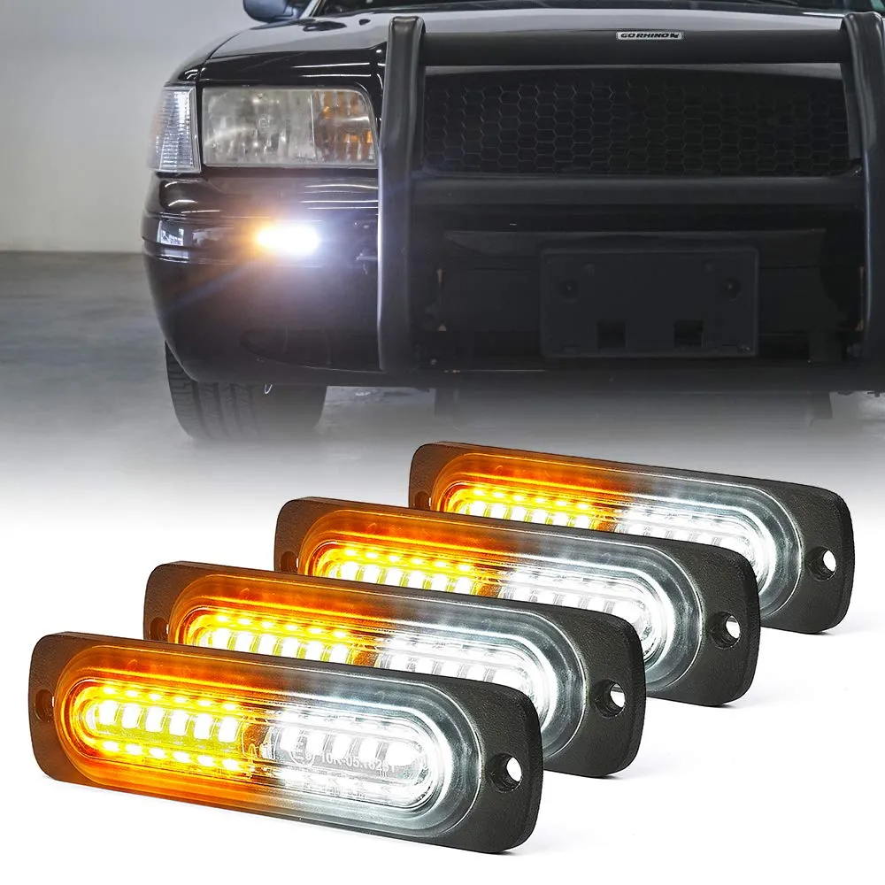 Flush Mount Side Marker Emergency Strobe Light - Set of 4 | Alert 12 Series product image