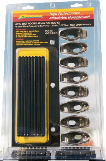 Eng Rocker Arm And Push Rod Kit Long Slot Style 1.5 Ratio 3/8 Stud SB Chevy Proform product image