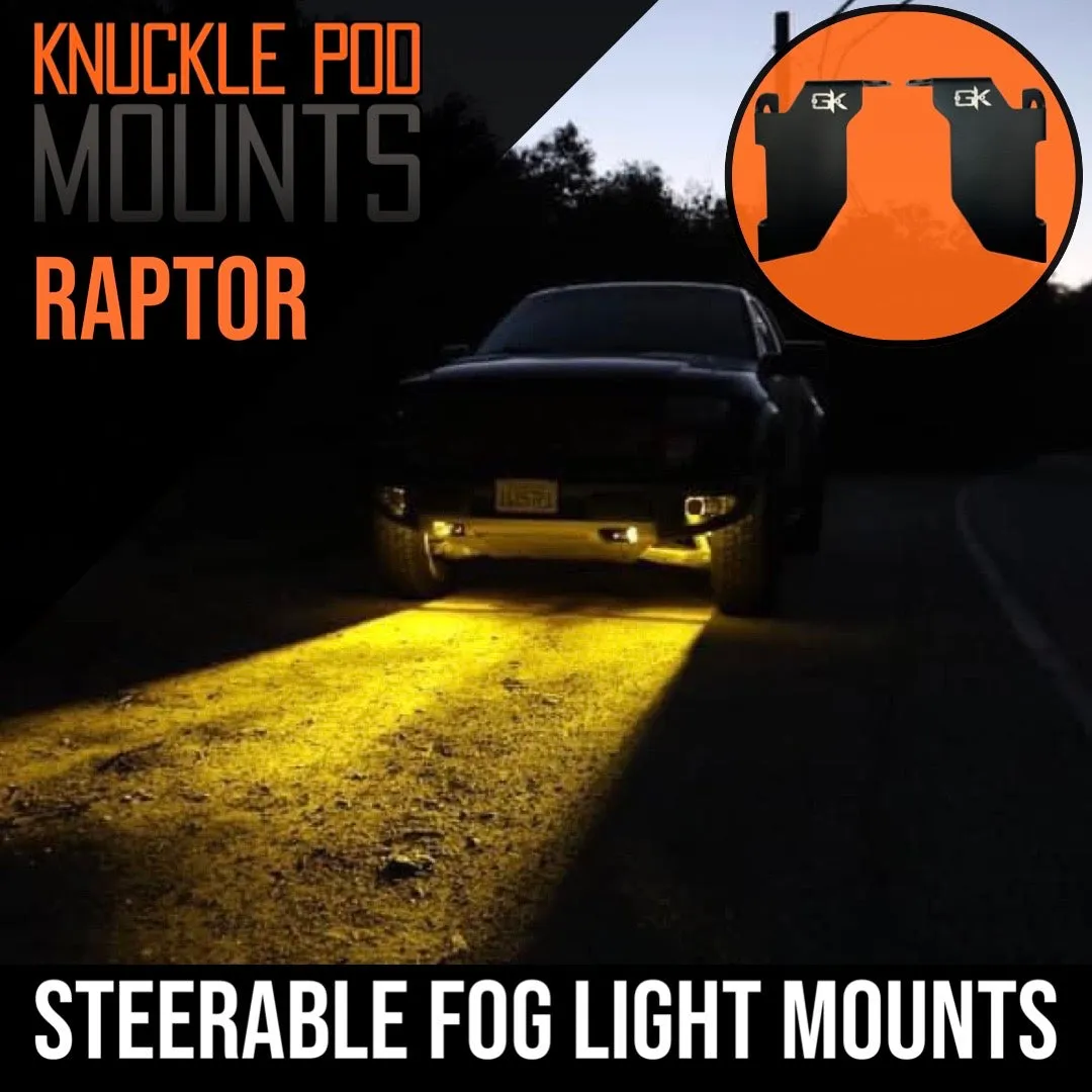 Ford Raptor Steerable Knuckle Pod Light Mounts (1st Gen 2010-2014) product image