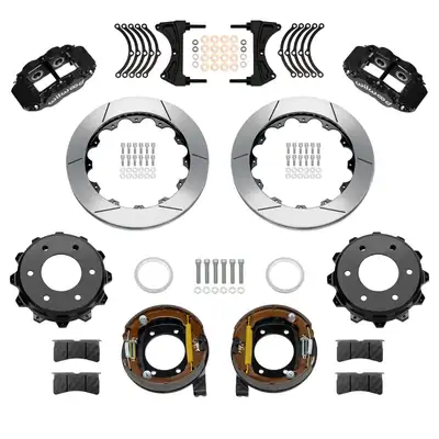 Wilwood Brakes WilWood FNSL4R Rear P-Brk Kit 12.88 1971-1991 GM Blazer 4x4 2.46 Offset 140-18160