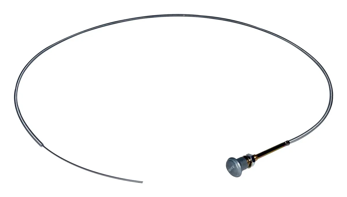 Unpainted Choke Cable Features Unpainted Knob W/ "choke" Engraved In It;includes Cable And Sheath product image