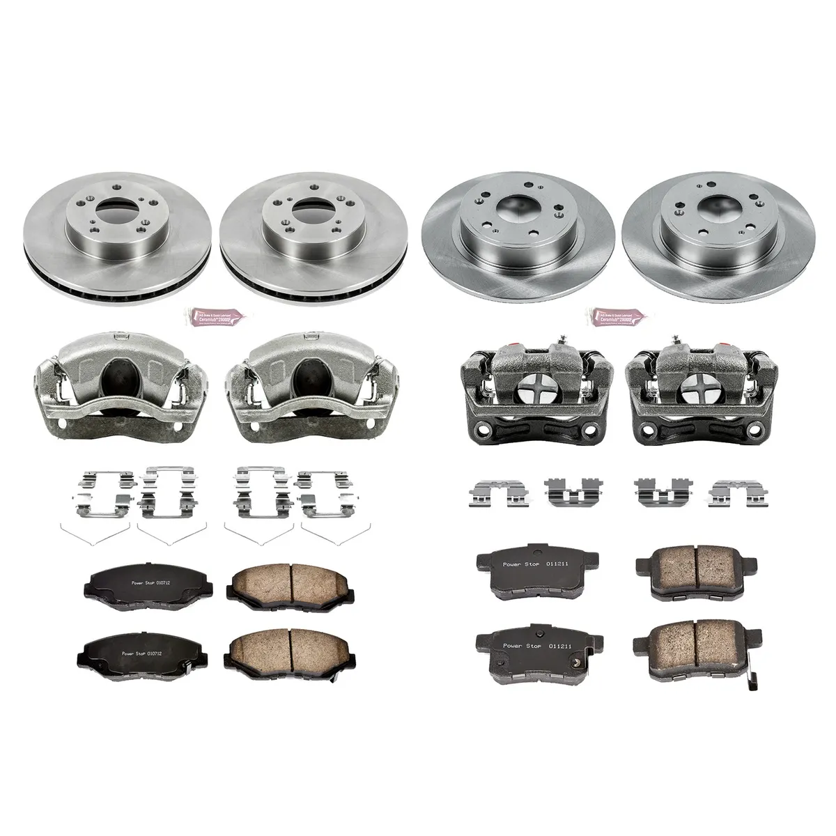 Z17 Direct Replacement Kit: Rotors; Ceramic Pads; Calipers product image