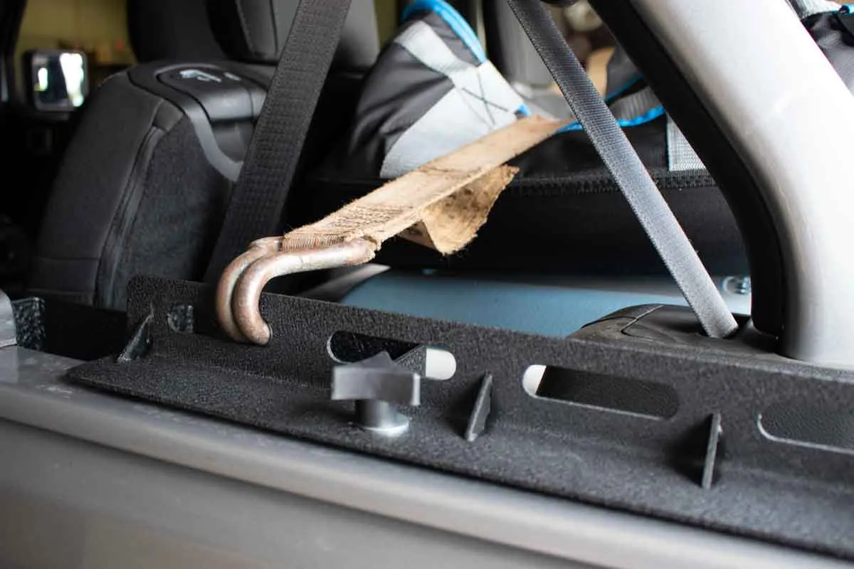 Fishbone Offroad Tub Rail Tie Downs for 2018 & Up Jeep Wrangler Unlimited JLU FB25231 product image