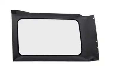 Bestop Replacement Windows forJeep Soft Top OE JL Replacement Jeep Windows For Jeep 2018-Current Wrangler JL 4 Door Quarter Left Hand 4 Door Clear Black Vinyl Bestop