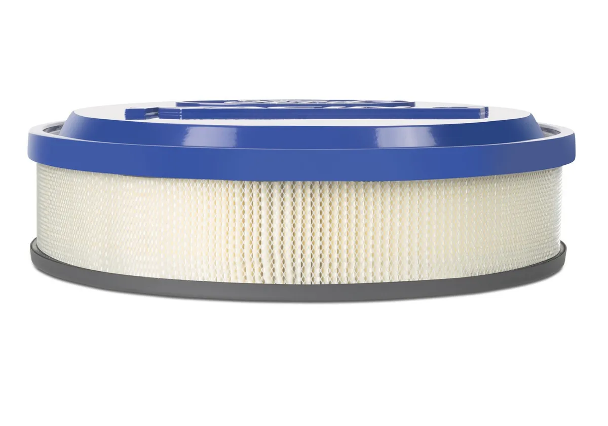 Slant-Edge Alunimum Air Cleaner Kit Ford Blue Raised/Milled Emblems 13 Inch Ford Racing product image
