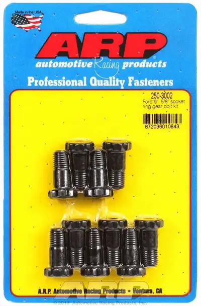 ARP Auto Racing Ford 9 in 716 in diameter 58 in socket ring gear bolt kit