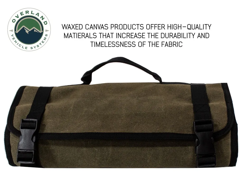 Rolled Bag First Aid - Waxed Canvas First Aid Bag for Car Overland Vehicle Systems product image