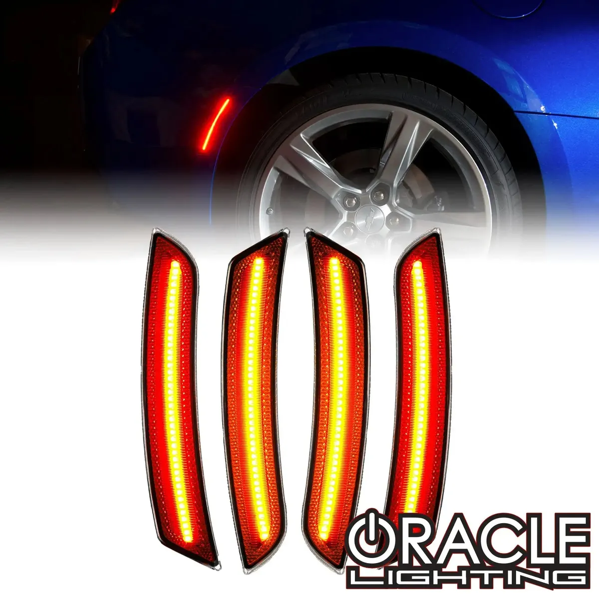 9900-019 - 2016-2019 Chevrolet Camaro ORACLE Concept Sidemarker Set - Clear - No Paint product image