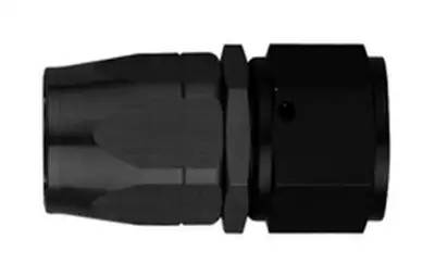 Aeroquip #6 Str Hose End Black