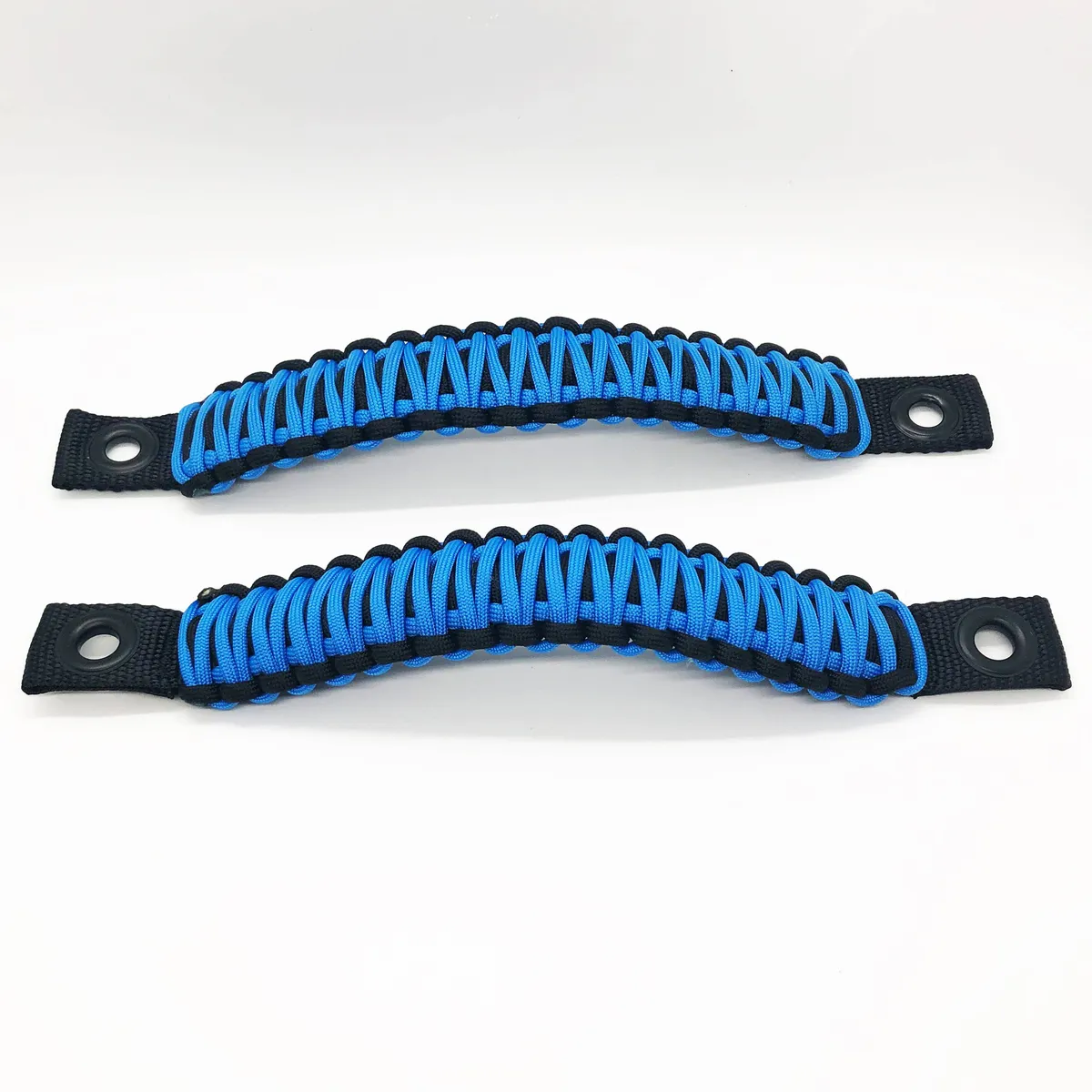 TJ Door Handles, Paracord Jeep® Grab Handles for Jeep Wrangler TJ & LJ 97-06 - Interior Door Pull Handles 550 Paracord Grab Handles w/ Grommets (PAIR) | Bartact® product image