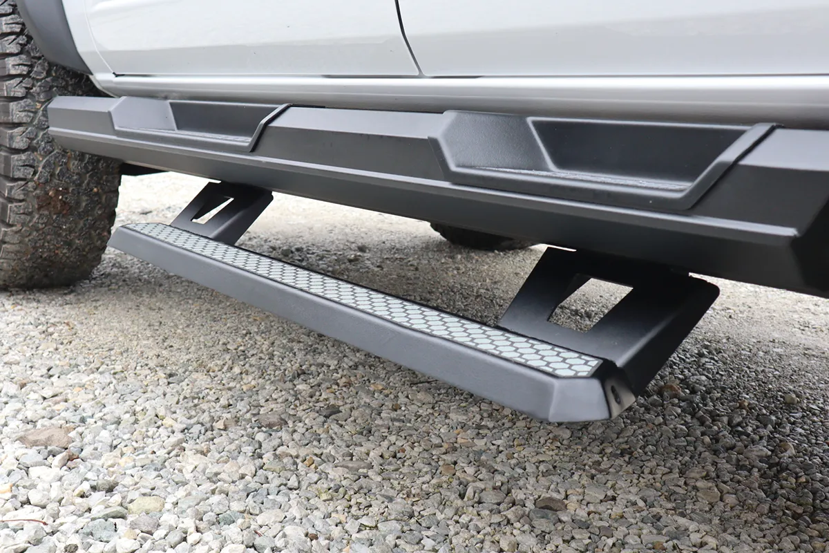 Armor Lite Rocksliders Long Drop Steps (pair) (Black Powder Coated) product image