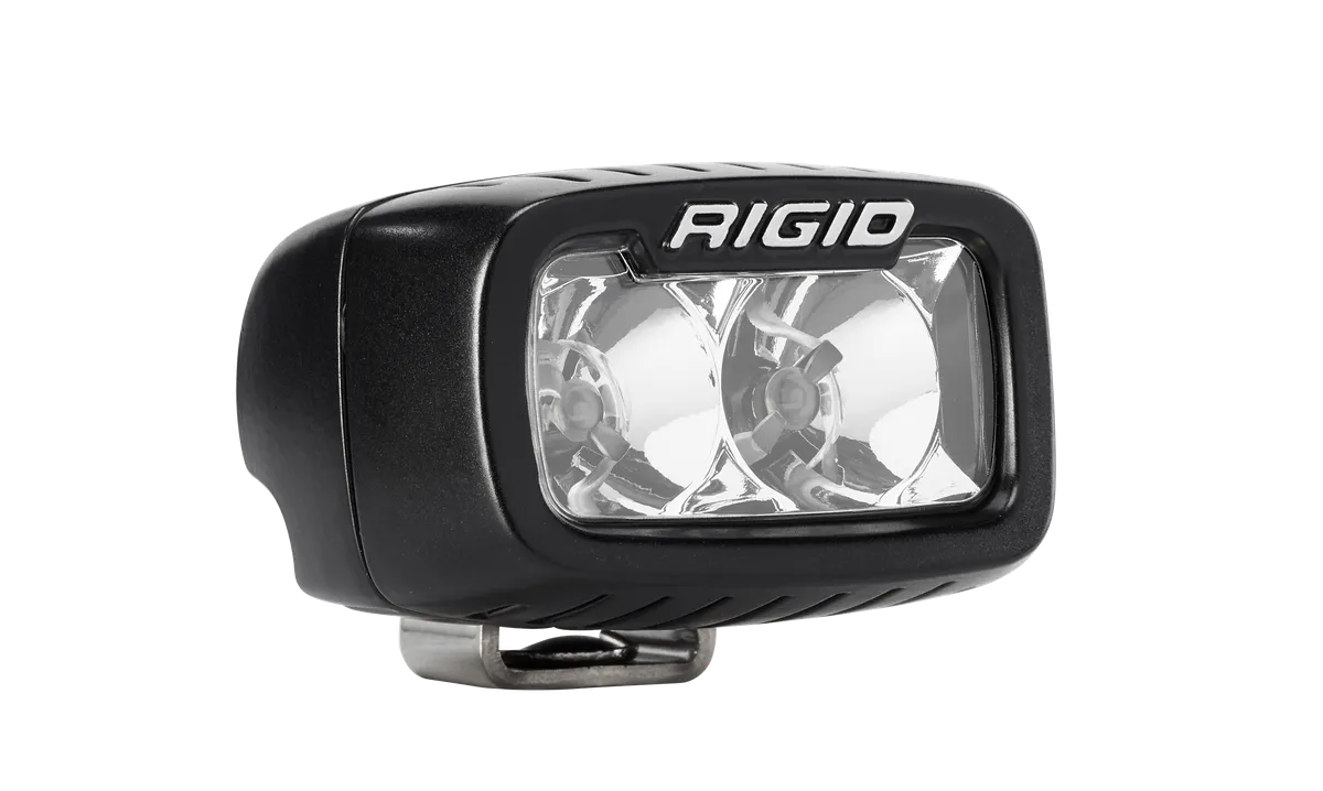 RIGID Industries 902113 SR-M Series PRO, Flood Optic, Surface Mount, Black Housing, Single product image