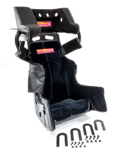 Butler Built Seat 16-1/2in Sprint Adv Slide Job Flat Black