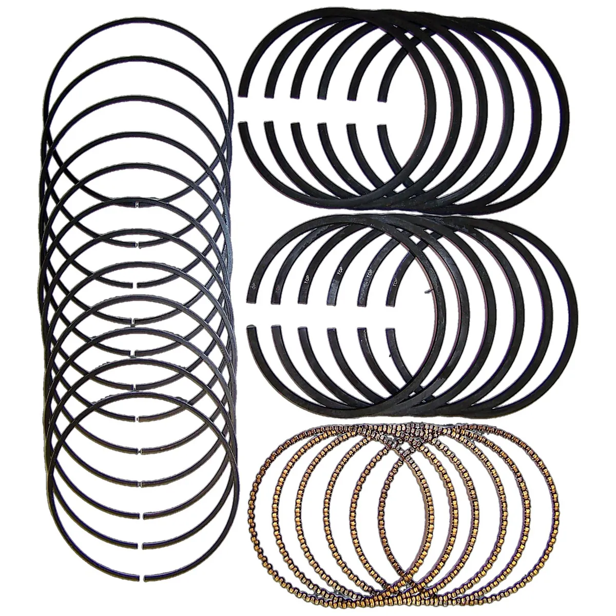 Crown Automotive Jeep Replacement 4720653 Standard Piston Ring Set for Select 94-03 Dodge Ram, Dakota & Durango w/ 3.9L product image