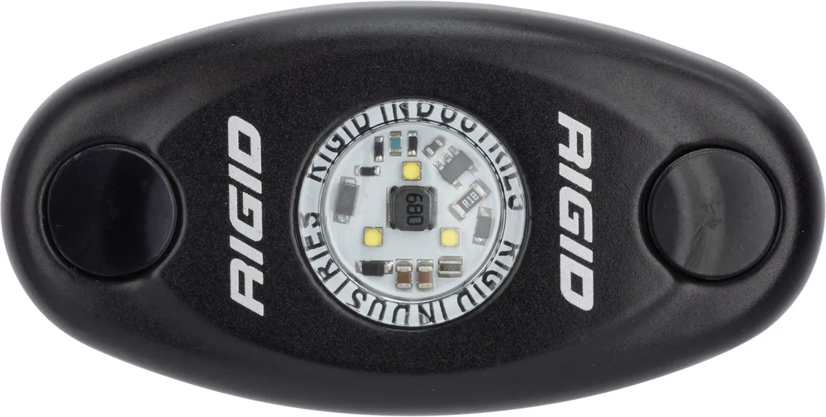 RIGID Industries RIGID A-Series LED Light, High Power, Cool White, Black Housing, Single