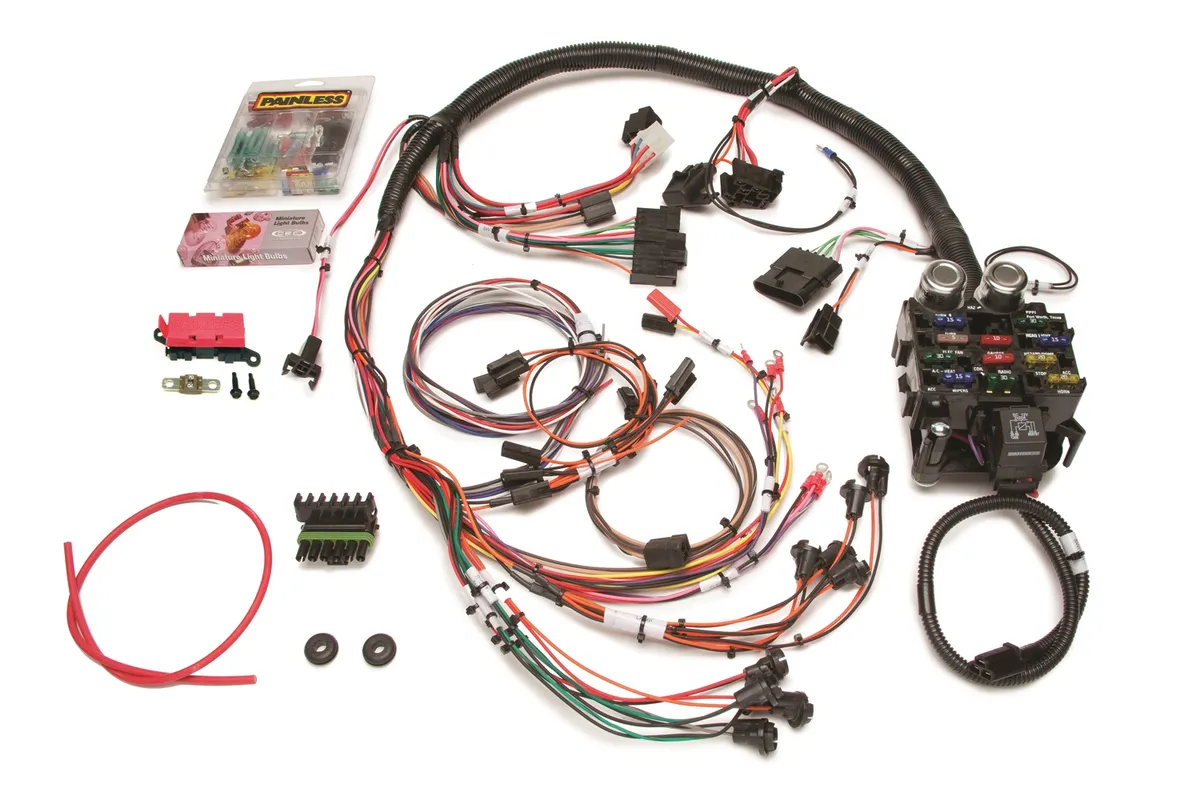 21 Circuit Direct Fit Harness; Non-Fuel Injected/Non-Computer Controlled Carburetor; product image