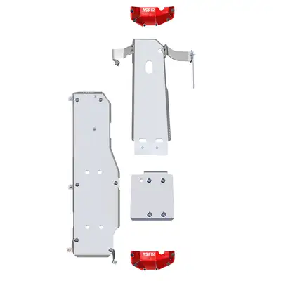 Asfir 4x4 Jeep Wrangler JL Skid Plate Kit (5 Pcs) SWB | 2.0L