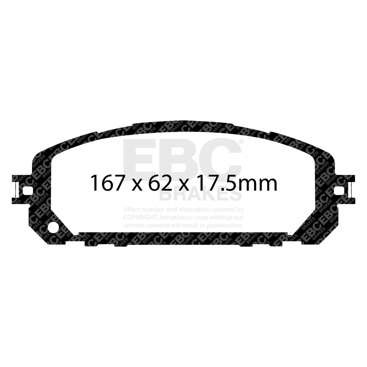 S2 Kits Greenstuff 6000 and USR Rotors; Front; FMSI Pad No. D1709; Vented; 5 Bolt Holes; 330mm Dia.; 40mm Height; 28mm Thick; product image