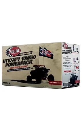 Powersport Motor Oil UTV/ATV 10W50 Powerpack Kit Red Line Oil product image